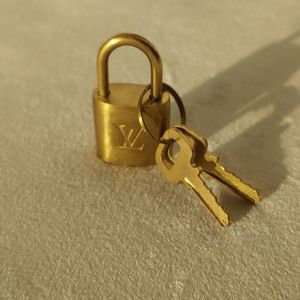 Vintage Louis Vuitton Brass Lock & Keys